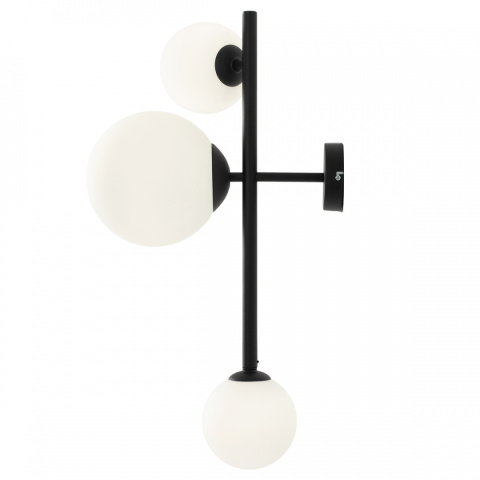 Kinkiet DIONE 3 WALL BLACK Kinkiet DIONE 3 WALL BLACK