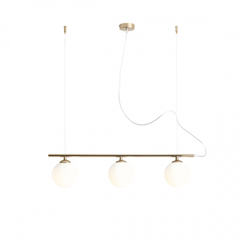 Lampa wisząca BERYL 3 GLASS GOLD Lampa wisząca BERYL 3 GLASS GOLD