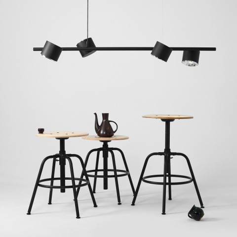 Lampa wisząca BOT 4 BLACK Lampa wisząca BOT 4 BLACK
