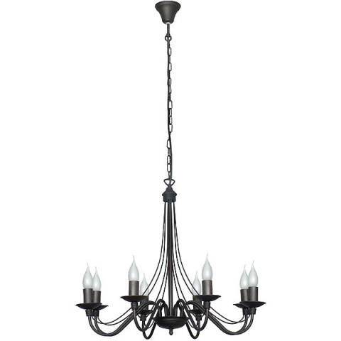 Lampa wisząca RÓŻA 8 BLACK Lampa wisząca RÓŻA 8 BLACK