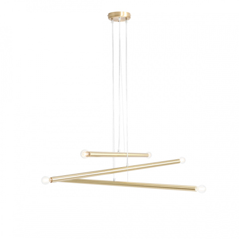 Lampa wisząca TUBO 6 GOLD Lampa wisząca TUBO 6 GOLD
