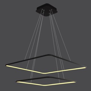Lampa wisząca Ledowe Kwadraty No. 2 in 3k black