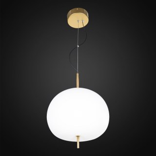 Ekskluzywna lampa LED wisząca złoto biała Apple P Altavola Design