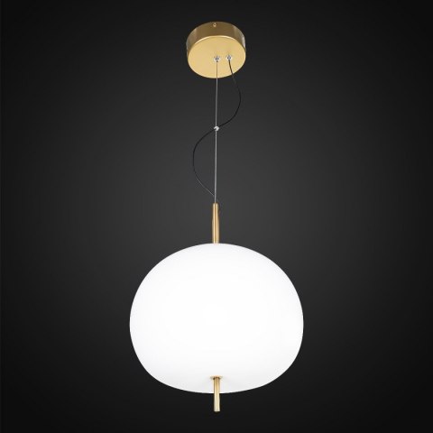 Ekskluzywna lampa LED wisząca złoto biała Apple P Altavola Design