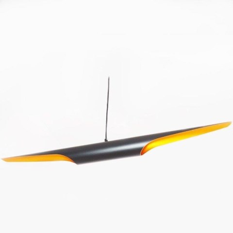 Lampa wisząca BLACK TUBE czarno złota 100 cm Step into Design Lampa wisząca BLACK TUBE czarno złota 100 cm Step into Design