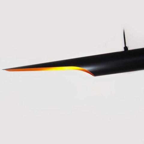 Lampa wisząca BLACK TUBE czarno złota 100 cm Step into Design Lampa wisząca BLACK TUBE czarno złota 100 cm Step into Design