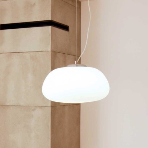 Lampa wisząca LUCIDUM FLAT biała 40 cm Step into Design Lampa wisząca LUCIDUM FLAT biała 40 cm Step into Design