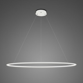 Lampa wisząca Ledowe Okręgi No.1 120cm in 4k biała