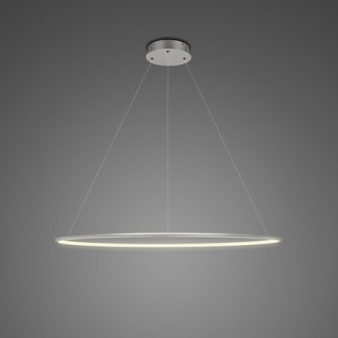 Lampa wisząca Ledowe Okręgi No.1 60cm 3k srebrna Lampa wisząca Ledowe Okręgi No.1 60cm 3k srebrna