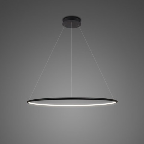 Lampa wisząca Ledowe Okręgi No.1 60cm 4k czarna