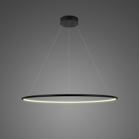 Lampa wisząca Ledowe Okręgi No.1 80cm 3k czarna
