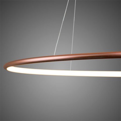 Lampa wisząca Ledowe Okręgi No.1 80cm 3k miedziana Lampa wisząca Ledowe Okręgi No.1 80cm 3k miedziana