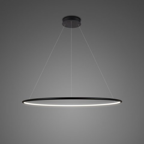 Lampa wisząca Ledowe Okręgi No.1 80cm 4k czarna