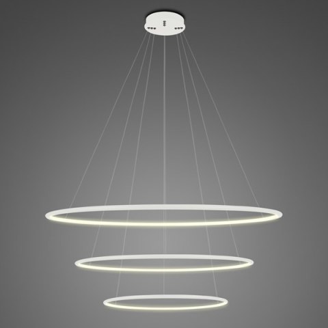 Lampa wisząca Ledowe Okręgi No.3 80cm 3k biała Lampa wisząca Ledowe Okręgi No.3 80cm 3k biała
