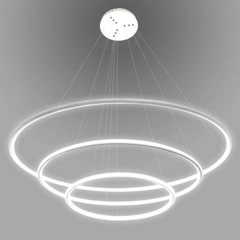 Lampa wisząca Ledowe Okręgi No.3 80cm 3k biała Lampa wisząca Ledowe Okręgi No.3 80cm 3k biała