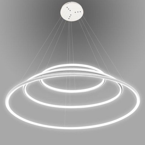 Lampa wisząca Ledowe Okręgi No.3 80cm 3k biała Lampa wisząca Ledowe Okręgi No.3 80cm 3k biała