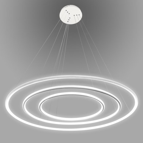 Lampa wisząca Ledowe Okręgi No.3 80cm 3k biała Lampa wisząca Ledowe Okręgi No.3 80cm 3k biała