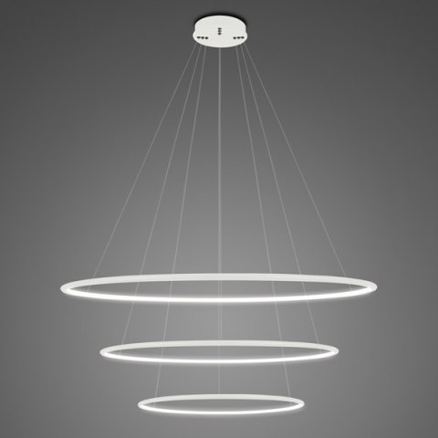 Lampa wisząca Ledowe Okręgi No.3 80cm in 4k biała Lampa wisząca Ledowe Okręgi No.3 80cm in 4k biała