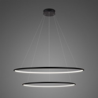 Lampa Ledowe Okręgi No.2 czarna 80cm 3k