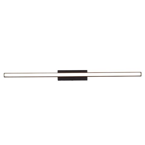 Kinkiet ledowy LINEA No.1 38,5 cm czarna 3k Kinkiet ledowy LINEA No.1 38,5 cm czarna 3k