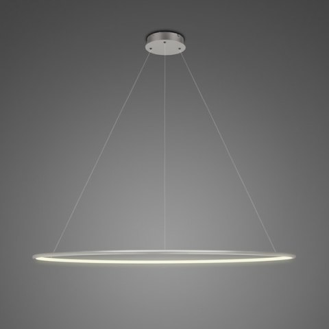 Lampa wisząca Ledowe Okręgi No.1 120 cm in 3k srebrna Lampa wisząca Ledowe Okręgi No.1 120 cm in 3k srebrna