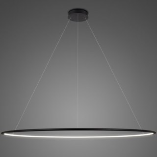Lampa wisząca Ledowe Okręgi No.1 230 cm in 4k czarna
