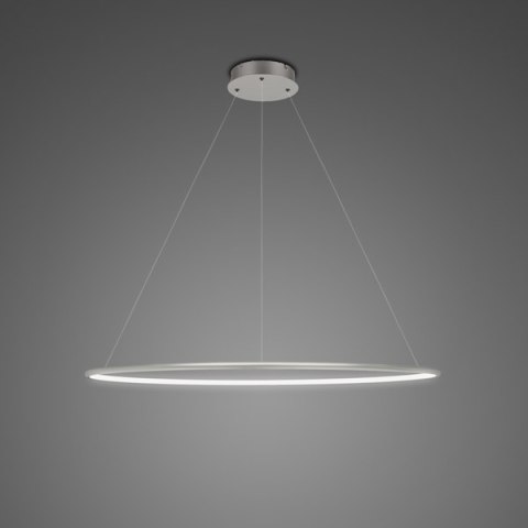 Lampa wisząca Ledowe Okręgi No.1 60 srebrna in 4k Lampa wisząca Ledowe Okręgi No.1 60 srebrna in 4k