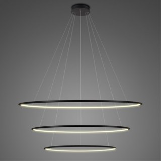 Lampa wisząca Ledowe Okręgi No.3 100 cm in 3k czarna