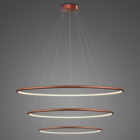 Lampa wisząca Ledowe Okręgi No.3 100 cm in 3k miedziana Lampa wisząca Ledowe Okręgi No.3 100 cm in 3k miedziana