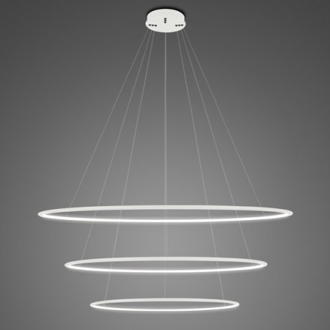 Lampa wisząca Ledowe Okręgi No.3 100 cm in 4k biała Lampa wisząca Ledowe Okręgi No.3 100 cm in 4k biała