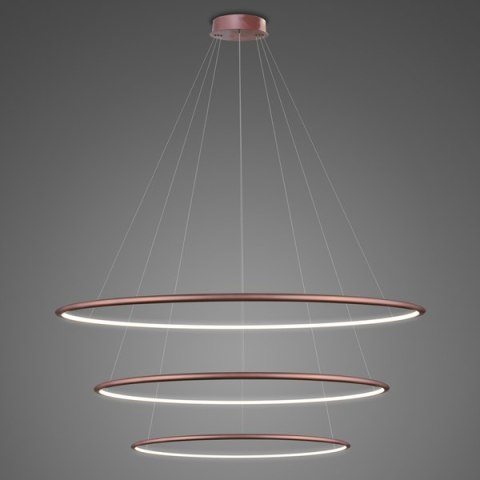 Lampa wisząca Ledowe Okręgi No.3 100 cm in 4k różowe złoto Lampa wisząca Ledowe Okręgi No.3 100 cm in 4k różowe złoto