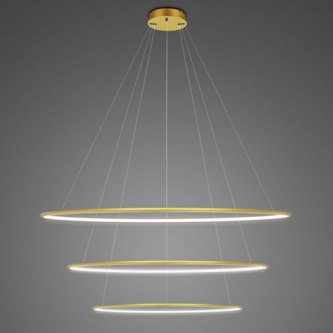 Lampa wisząca Ledowe Okręgi No.3 100 cm in 4k złota Lampa wisząca Ledowe Okręgi No.3 100 cm in 4k złota