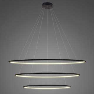 Lampa wisząca Ledowe Okręgi No.3 120 cm in 3k czarna