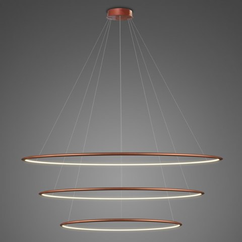 Lampa wisząca Ledowe Okręgi No.3 120 cm in 3k miedziana Lampa wisząca Ledowe Okręgi No.3 120 cm in 3k miedziana
