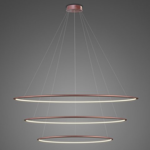 Lampa wisząca Ledowe Okręgi No.3 120 cm in 3k różowe złoto Lampa wisząca Ledowe Okręgi No.3 120 cm in 3k różowe złoto