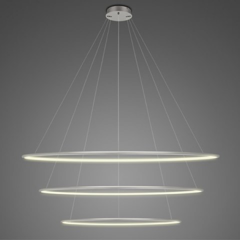 Lampa wisząca Ledowe Okręgi No.3 120 cm in 3k srebrna Lampa wisząca Ledowe Okręgi No.3 120 cm in 3k srebrna