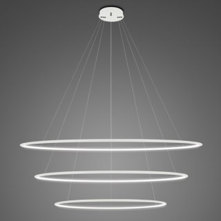 Lampa wisząca Ledowe Okręgi No.3 120 cm in 4k biała