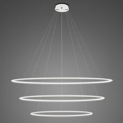Lampa wisząca Ledowe Okręgi No.3 120 cm in 4k biała Lampa wisząca Ledowe Okręgi No.3 120 cm in 4k biała