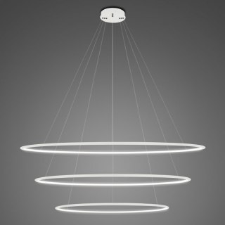 Lampa wisząca Ledowe Okręgi No.3 120 cm in 4k biała ściemnialna