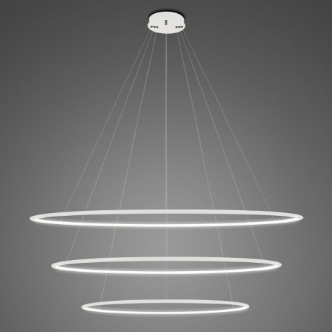 Lampa wisząca Ledowe Okręgi No.3 120 cm in 4k biała ściemnialna Lampa wisząca Ledowe Okręgi No.3 120 cm in 4k biała ściemnialna