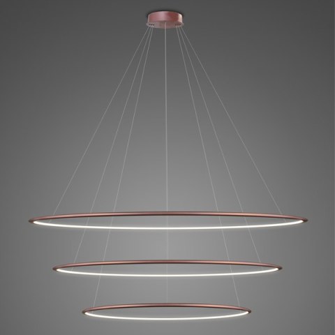 Lampa wisząca Ledowe Okręgi No.3 120 cm in 4k różowe złoto Lampa wisząca Ledowe Okręgi No.3 120 cm in 4k różowe złoto
