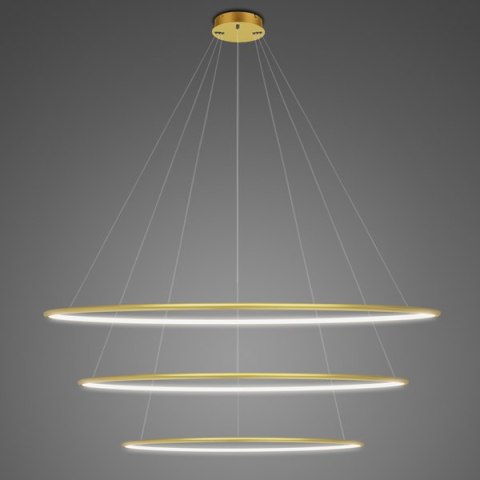 Lampa wisząca Ledowe Okręgi No.3 120 cm in 4k złota Lampa wisząca Ledowe Okręgi No.3 120 cm in 4k złota