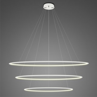 Lampa wisząca Ledowe Okręgi No.3 150 cm in 3k biała