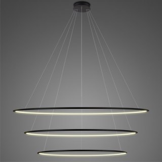 Lampa wisząca Ledowe Okręgi No.3 150 cm in 3k czarna