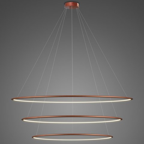 Lampa wisząca Ledowe Okręgi No.3 150 cm in 3k miedziana Lampa wisząca Ledowe Okręgi No.3 150 cm in 3k miedziana