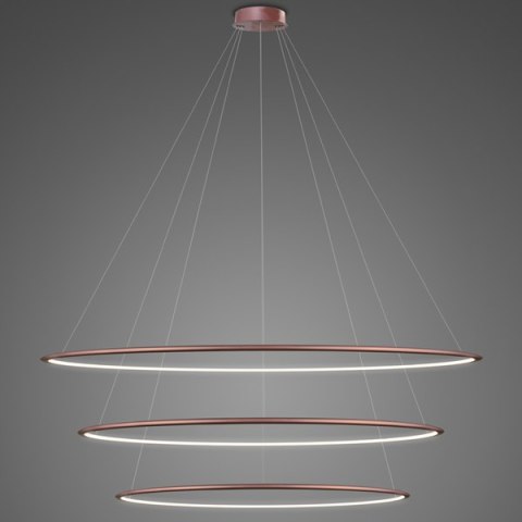 Lampa wisząca Ledowe Okręgi No.3 150 cm in 4k różowe złoto Lampa wisząca Ledowe Okręgi No.3 150 cm in 4k różowe złoto