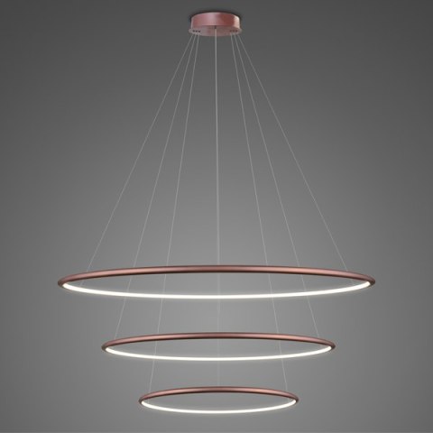 Lampa wisząca Ledowe Okręgi No.3 80 cm in 4k różowe złoto Lampa wisząca Ledowe Okręgi No.3 80 cm in 4k różowe złoto