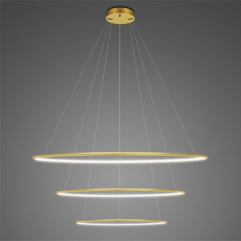 Lampa wisząca Ledowe Okręgi No.3 80 cm in 4k złota Lampa wisząca Ledowe Okręgi No.3 80 cm in 4k złota
