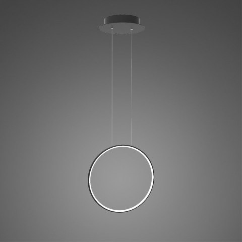 Lampa wisząca Ledowe okręgi No.1 X 40 cm in 3k czarny Lampa wisząca Ledowe okręgi No.1 X 40 cm in 3k czarny