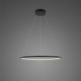 Lampa wisząca Ledowe Okręgi No.1 40 in 3k czarna ściemnialna